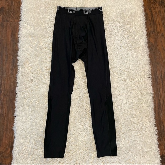5.11 Tactical Series Mens Black Leggings Size Small - Picture 1 of 8